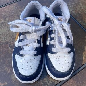 Nike Kids' Blue and White Sneakers